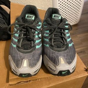 Grey and Teel Nike shoes